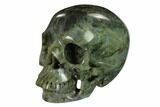 Realistic, Polished Labradorite Skull - Madagascar #151177-1